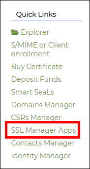 highlight SSL Manager Apps