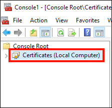 Certificates (Local Computer)