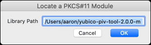 Locate a PKCS#11 Module