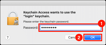 Enter login password