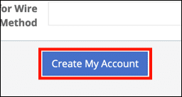 Create My Account button