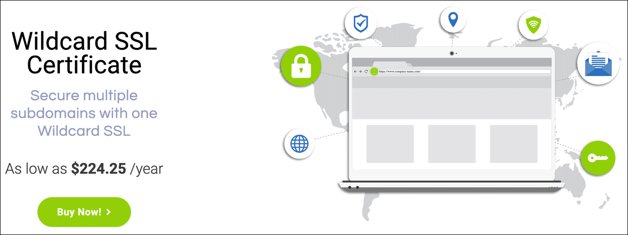 Wildcard SSL product page