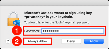 Give OS permission to use private key