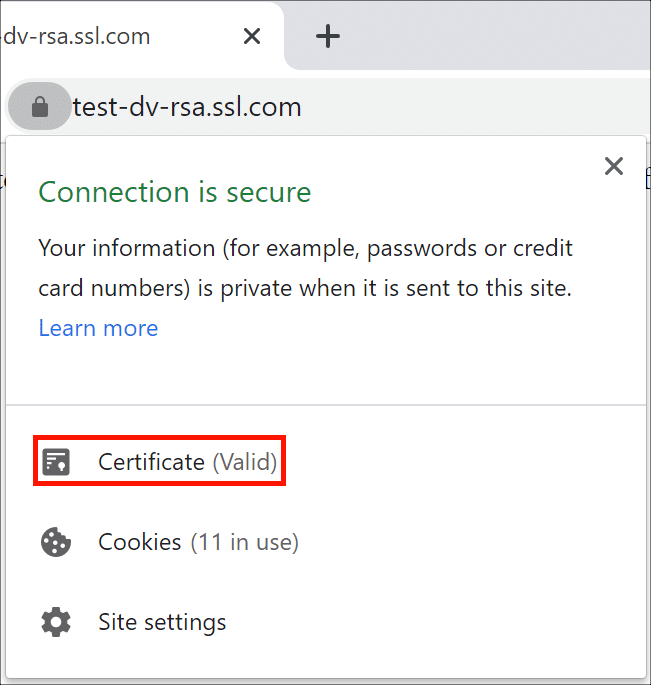 Clicking the lock in the address bar of your browser will show if the website's certificate is still valid or not.