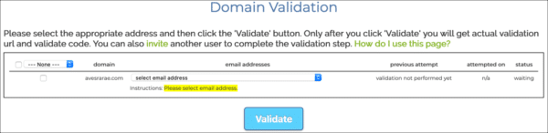 email validation